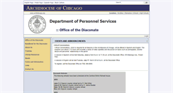 Desktop Screenshot of deacons.archchicago.org