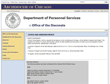 Tablet Screenshot of deacons.archchicago.org